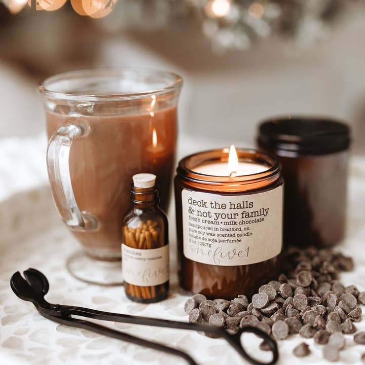 onefive1 - Wholesale Jar/Filled Candle - winter holiday candles- soy wax 5