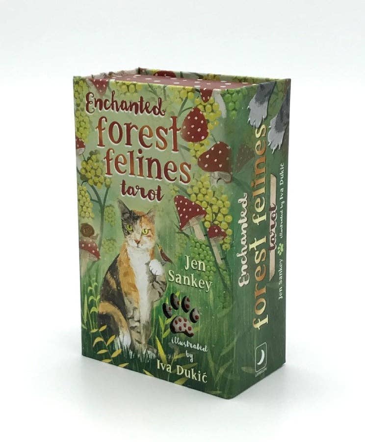 Cardshouse - Wholesale Tarot Cards - Enchanted Forest Felines Tarot Cards Deck Llewellyn1