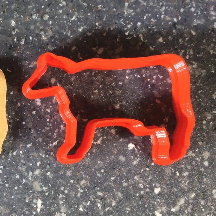 Cow Cookie Cutter for wholesale by CookieCutterSupply
