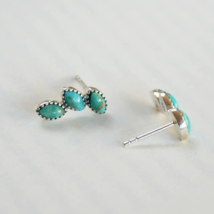 Sowell Jewelry - Wholesale Stud/Post Earrings - Lyra Turquoise Earrings3