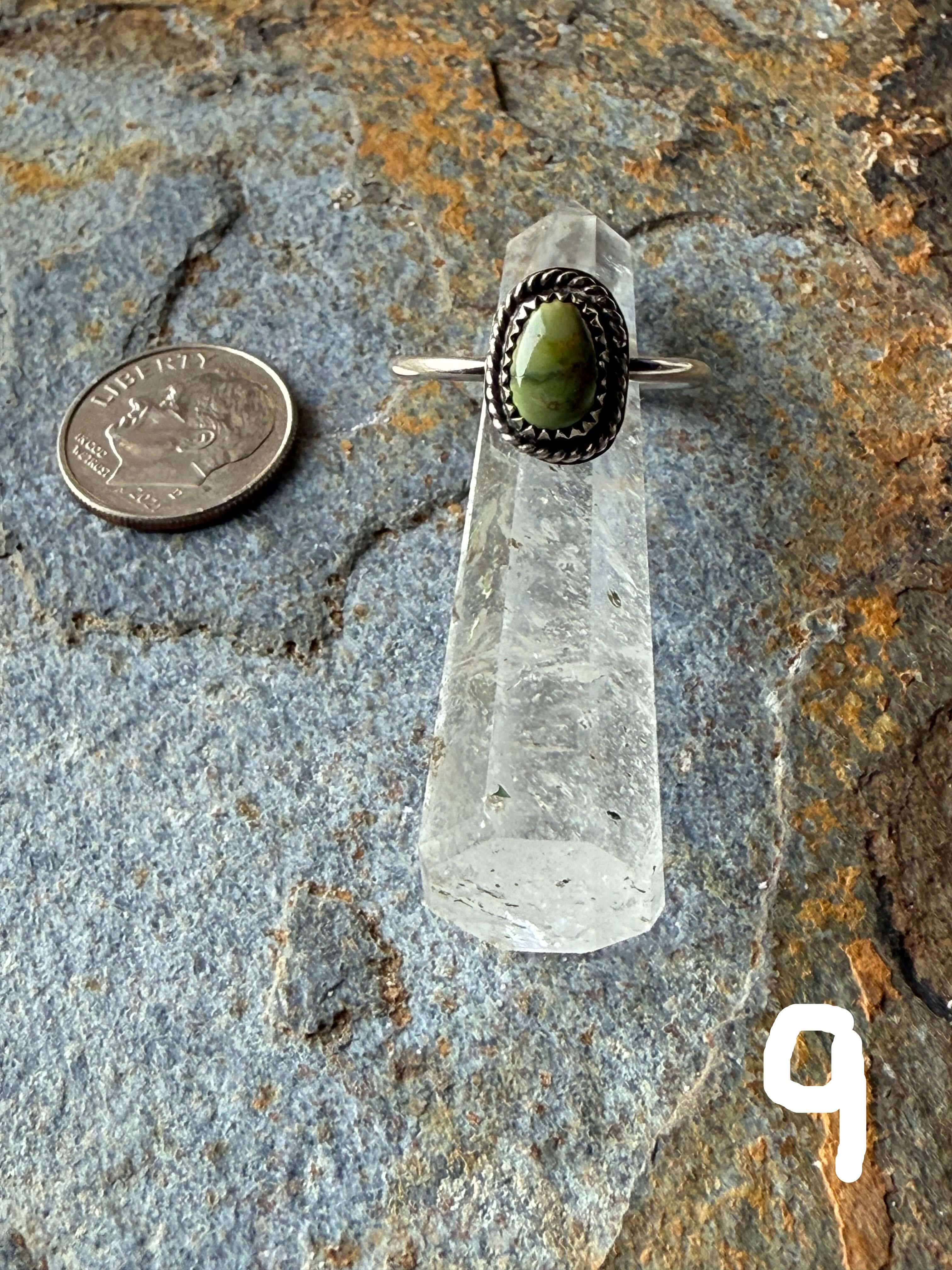 Wild Mountain Soul Designs - Vendita all'ingrosso Anelli cocktail/statement - Anello in argento sterling con turchese Sonoran Gold6