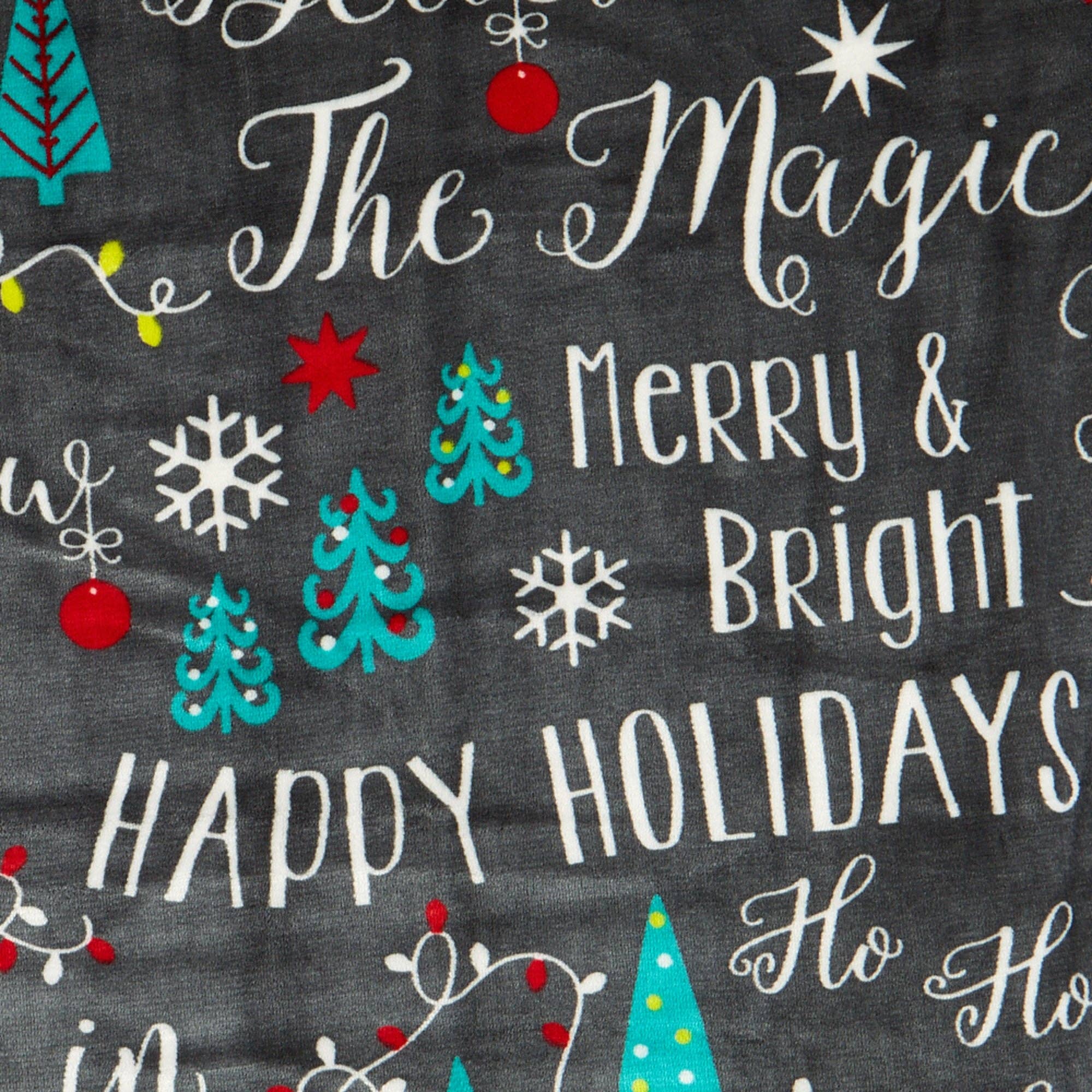 BH Collective - Wholesale Throw Blanket - Throw Blanket - Holiday Printed Sherpa - Eve Collection19