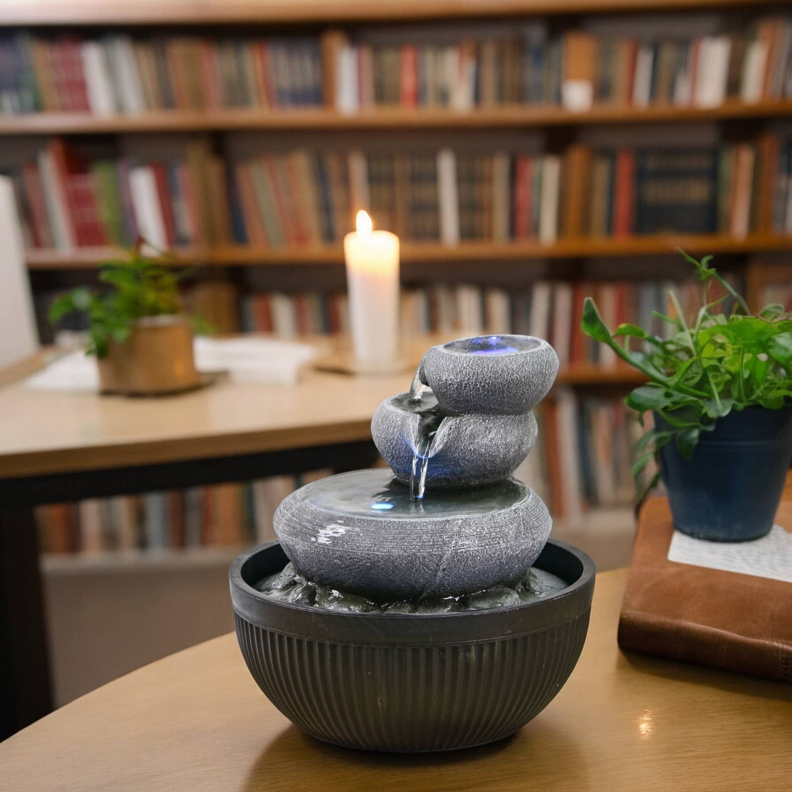 Zen'Arôme – wholesale Decorative tabletop object – Nature Geelong Indoor Fountain – Sleek & Modern Design6