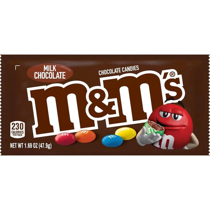M&M's Milk Chocolate Candies 1.69 oz - 36ct for wholesale by I Got Your Candy