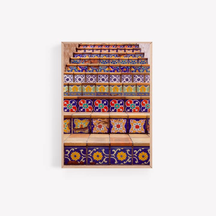 Ann Hudec Photography - Wholesale Photograph - Spanish Tiles San Antonio Photography Print Wall Art