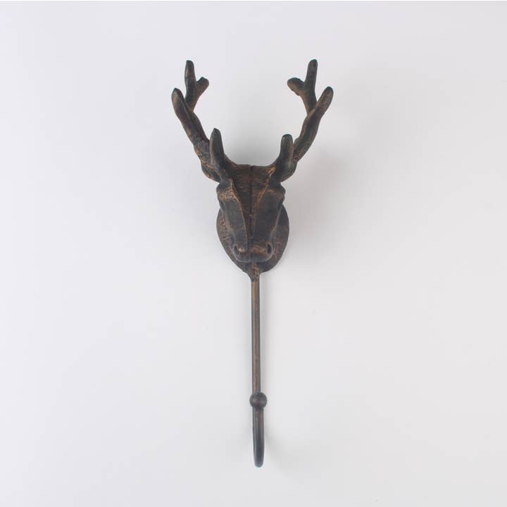 Cast Iron Stag Hook for wholesale by Originals International Ltd