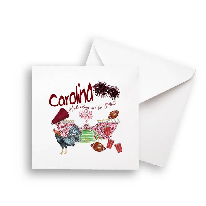 French Graffiti - Wholesale Tea Towel - South Carolina Football Pattern5