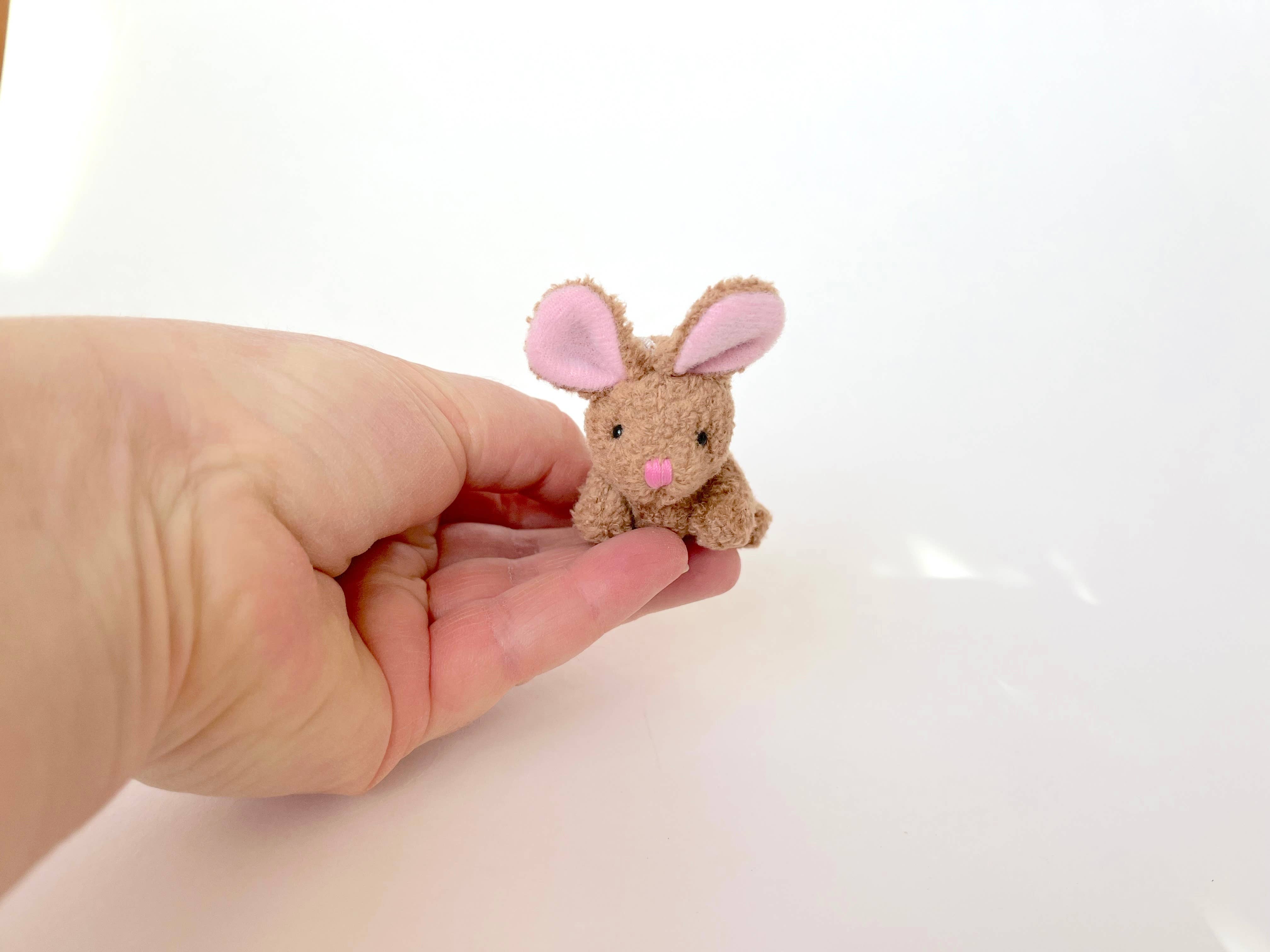 The Gifted Rat - Wholesale Stuffed/Plush Toy - Kids & Baby - Small Plush Bunny Rabbit (Brown)