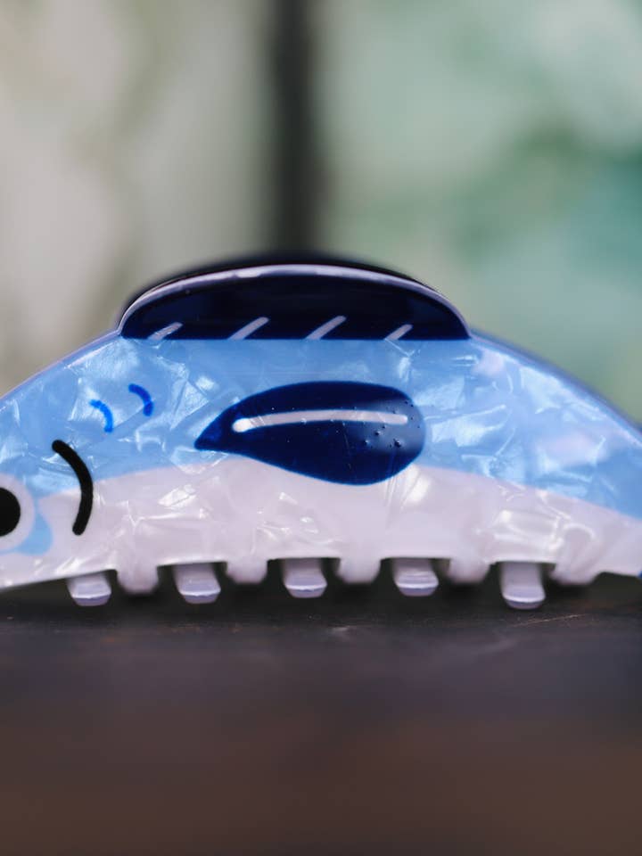 Sardine hair clip for wholesale by The Clay Bouquet