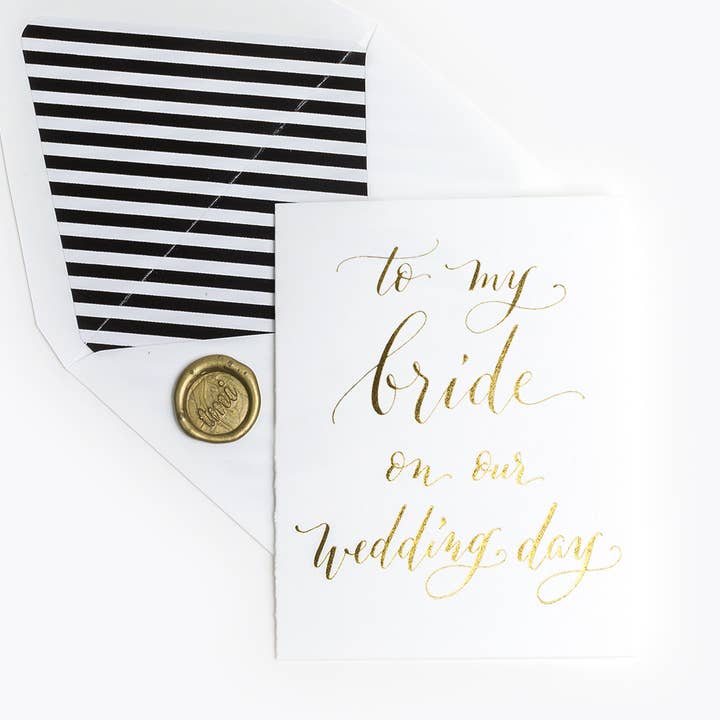 To My Bride Card for wholesale by truly.madly.ink