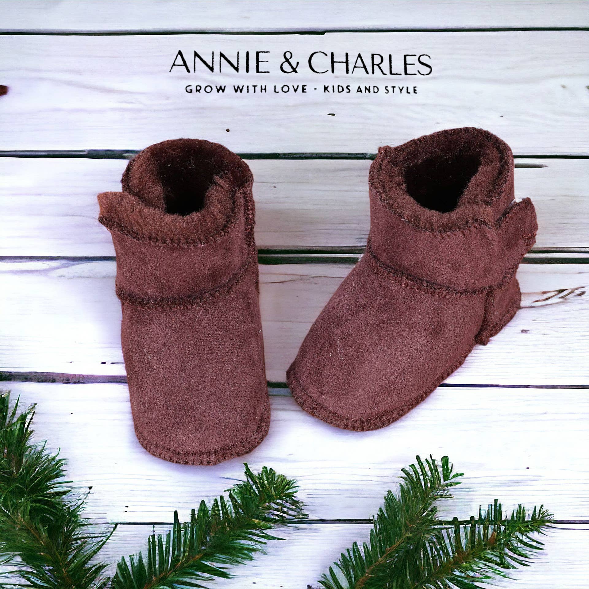 Annie & Charles - Vente Bottines – bébé - Chaussures bébé Annie & Charles® en cuir synthétique vegan1
