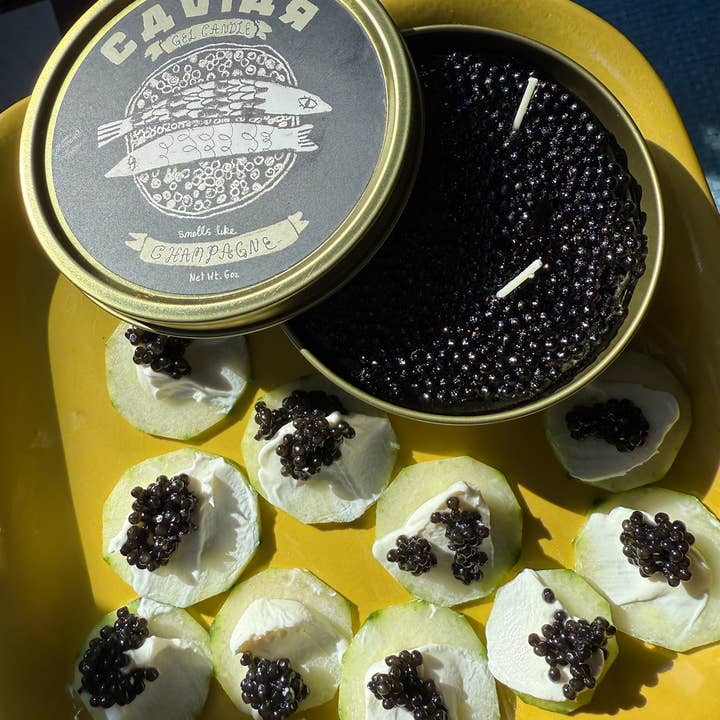 Tinned Candle - Wholesale Novelty Candle - Fancy Caviar Candle2