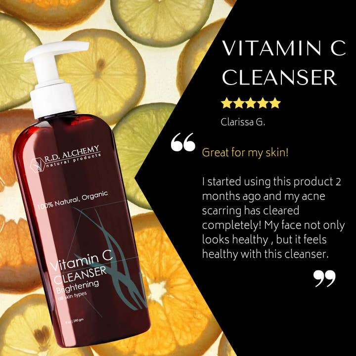 RD Alchemy Natural Products – Engroshandel Ansigtsrens – Vitamin C Cleanser3