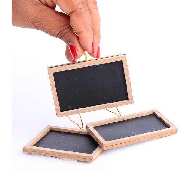Factory Direct Craft - Wholesale Plant Pot - 2" x 3" Mini Chalkboards (Pack of 3)0