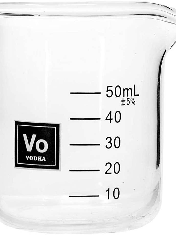 Beaker Shot Glass-Vodka for wholesale by Ted Miller Innovation