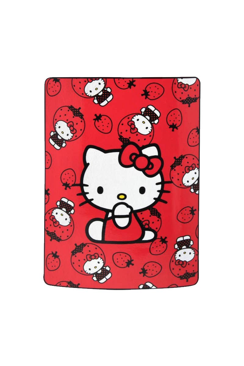 PINEAPPLE Beauty - Wholesale Throw Blanket - UPD RHKF Hello Kitty Fleece Throw Blanket - 6 pcs1