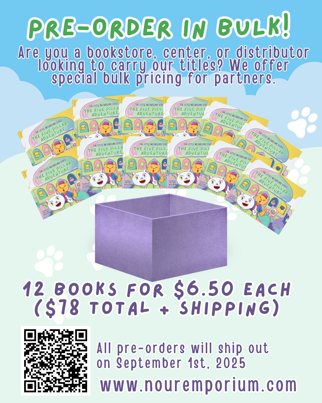 Nour Emporium - Wholesale Early Reader Book (6-8) - The Little Meowslims: The Five Pillars Adventure1
