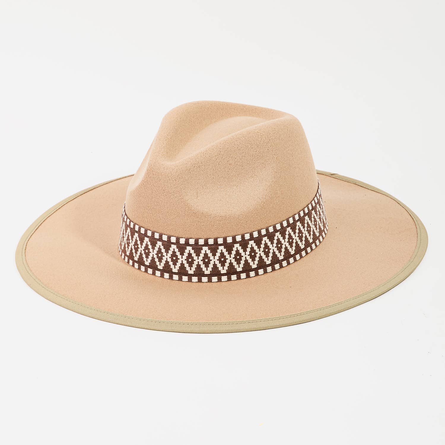 Collections by Fame Accessories - Wholesale Fedora - Women's - Boho Braided Band Fedora Hat1