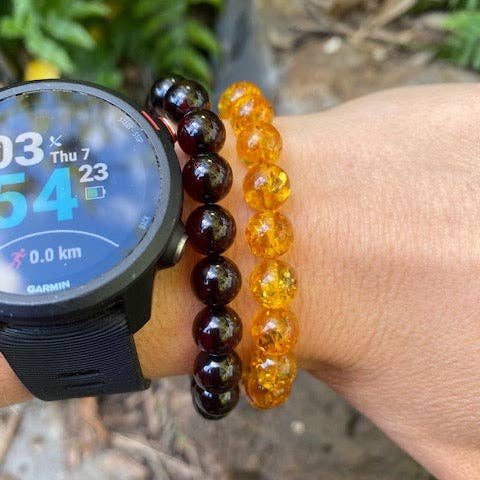 Amber Bracelets 8 MM ( Bundle of two ) for wholesale by Amber House
