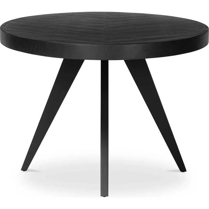 LOOMLAN - Wholesale Side Table - Parq Wood Black Oval Dining Table4