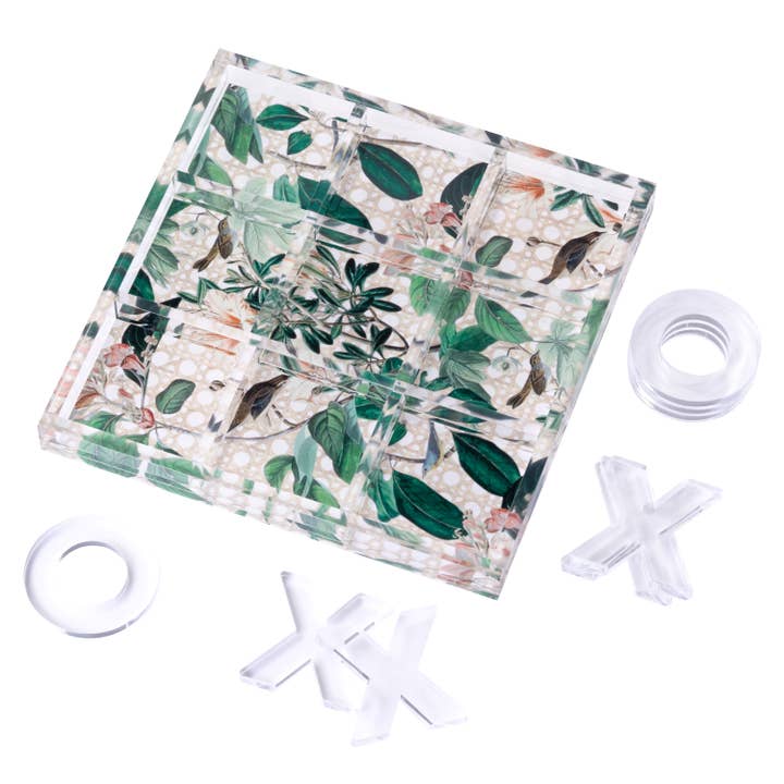Game, Tic Tac Toe - Tropical Rattan for wholesale by Maven Home