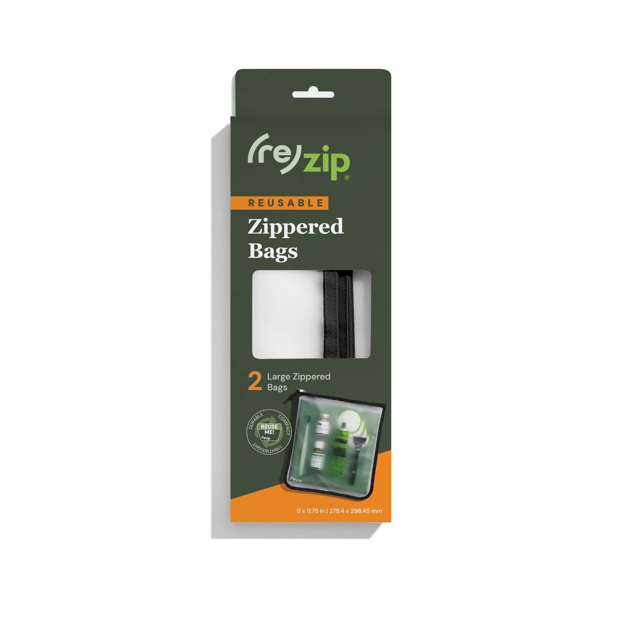 Rezip Co. - Vente Sachet de conservation/film alimentaire - Sacs de rangement réutilisables à fermeture éclair - Grands - Lot de 27