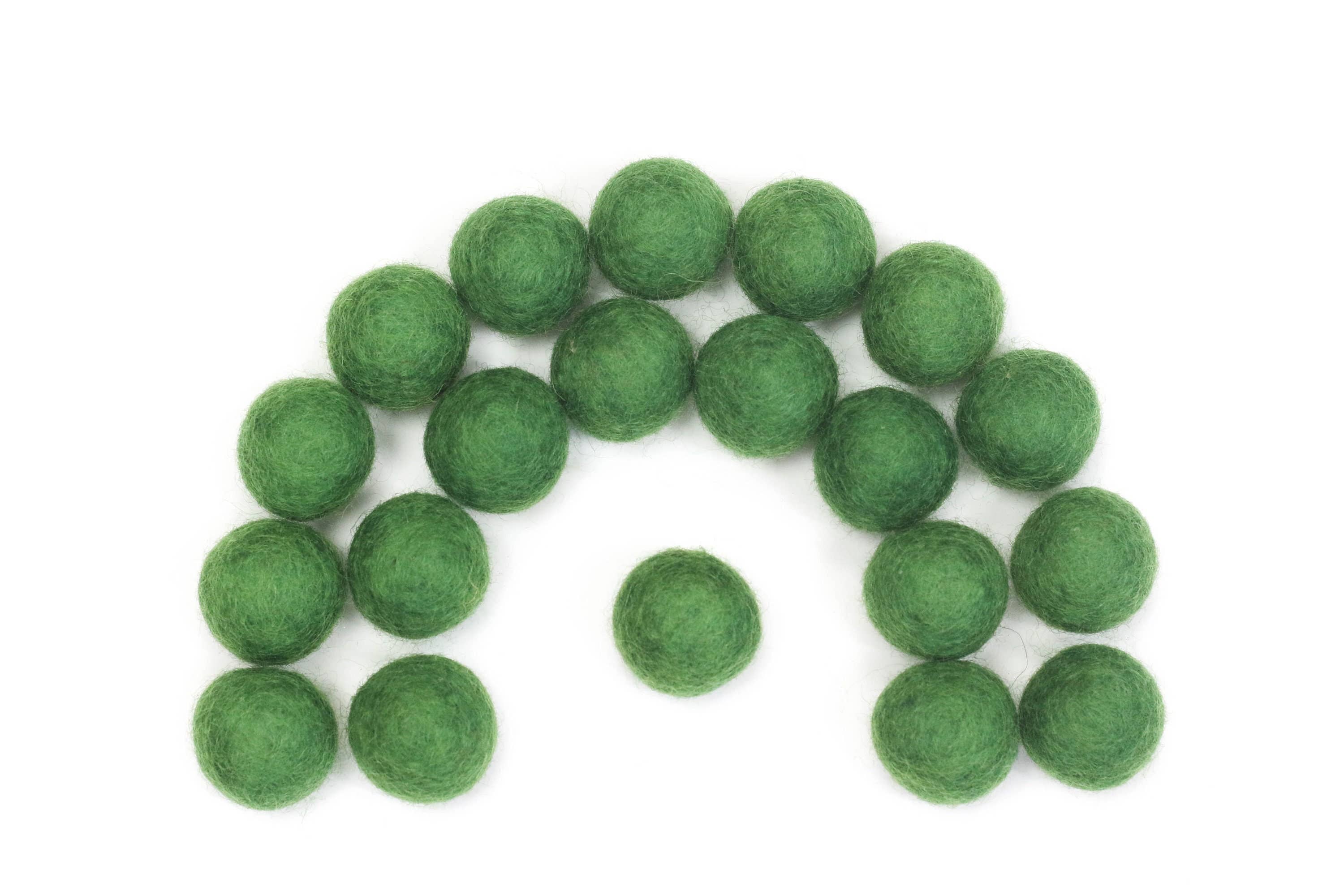 The Felt Pod - Wholesale Craft Supplies - 2.5 cm Felt Balls 100 Pieces -for DIY Garland Wool Beads17