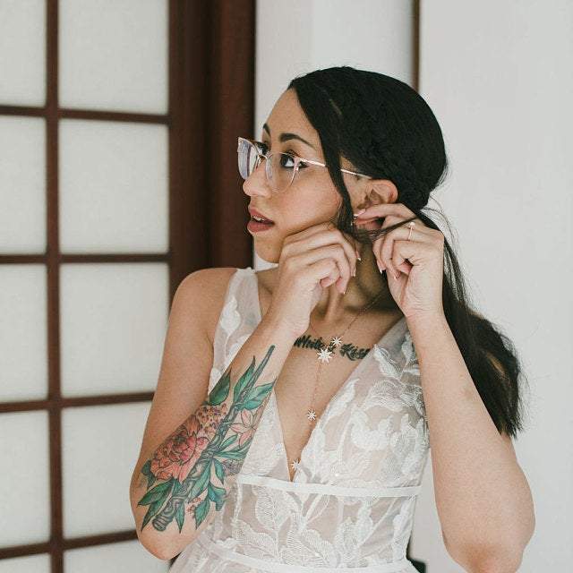 Colar de gota solar por atacado de E’toiles Jewelry LLC