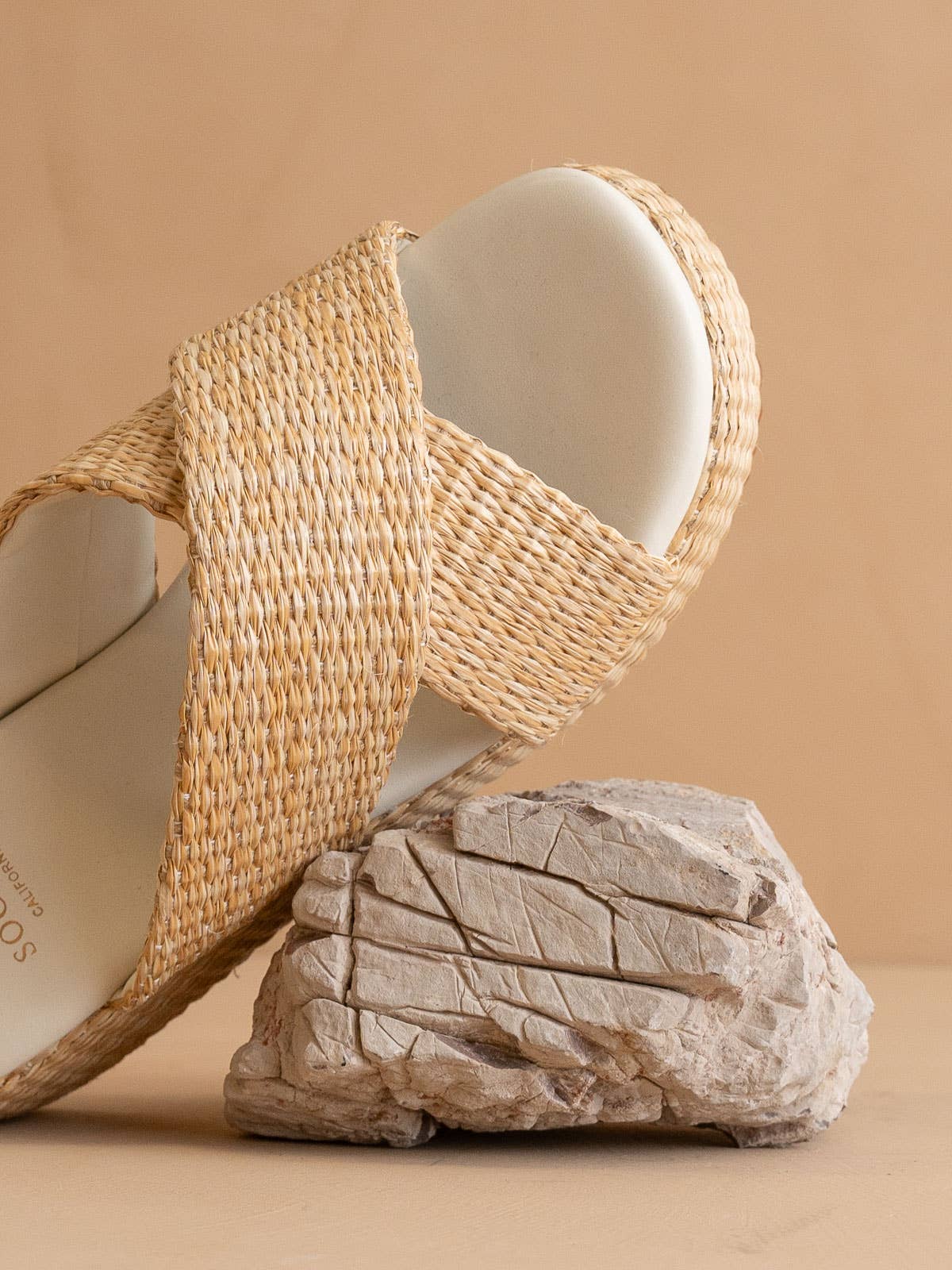 The Fresno Natural | Raffia Platform Summer Sandal for wholesale on Faire2