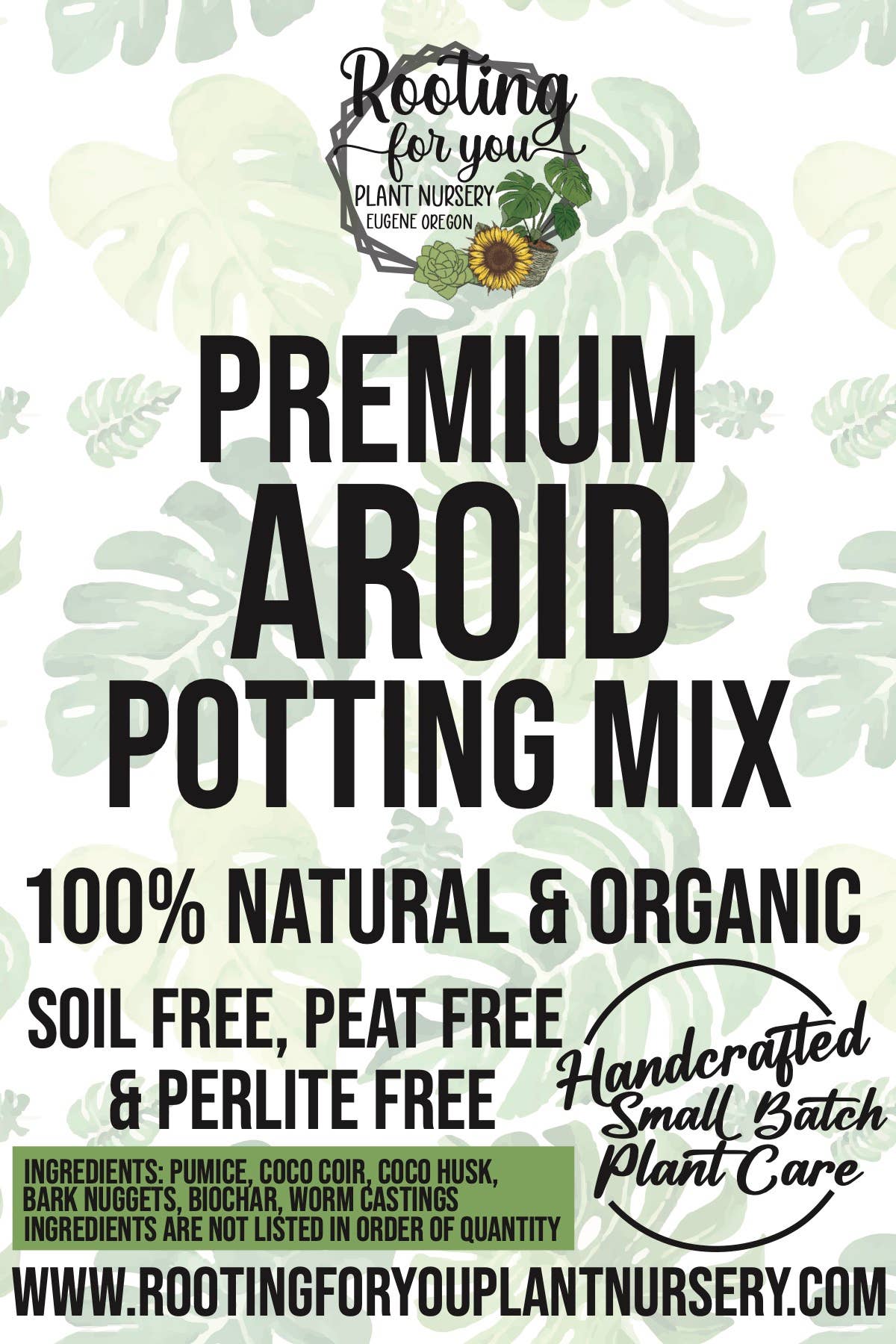 Rooting For You Plant Nursery - Wholesale Planting/Potting Soil - AROID Premium Potting Mix1