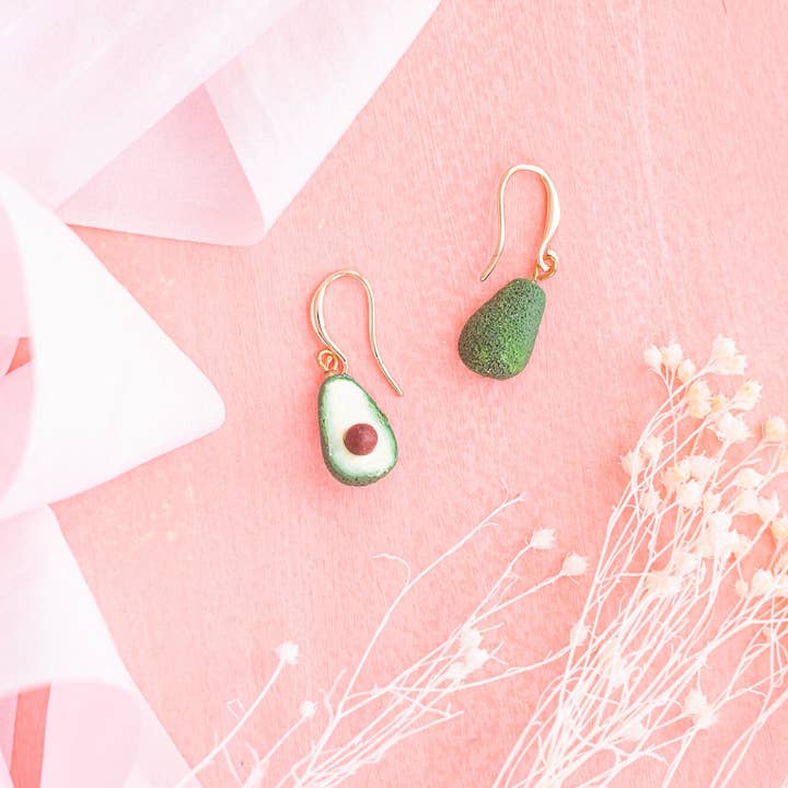 Lulou Bijoux – Großhandel Ohrhänger – Avocado-Ohrringe