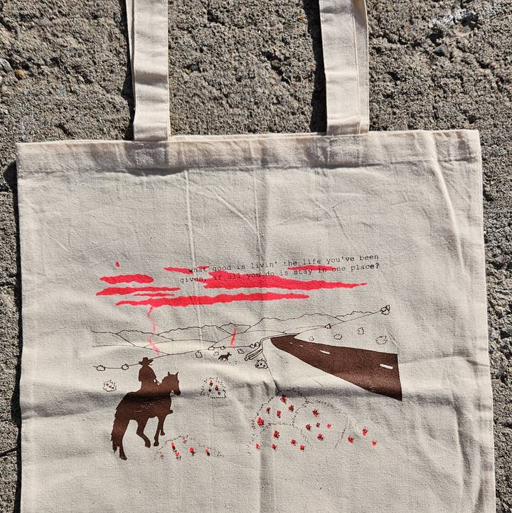 Zeppy Stardust Studios - Wholesale Tote Bag - Unisex - Ends of the Earth UV Reactive Canvas Tote Bag0