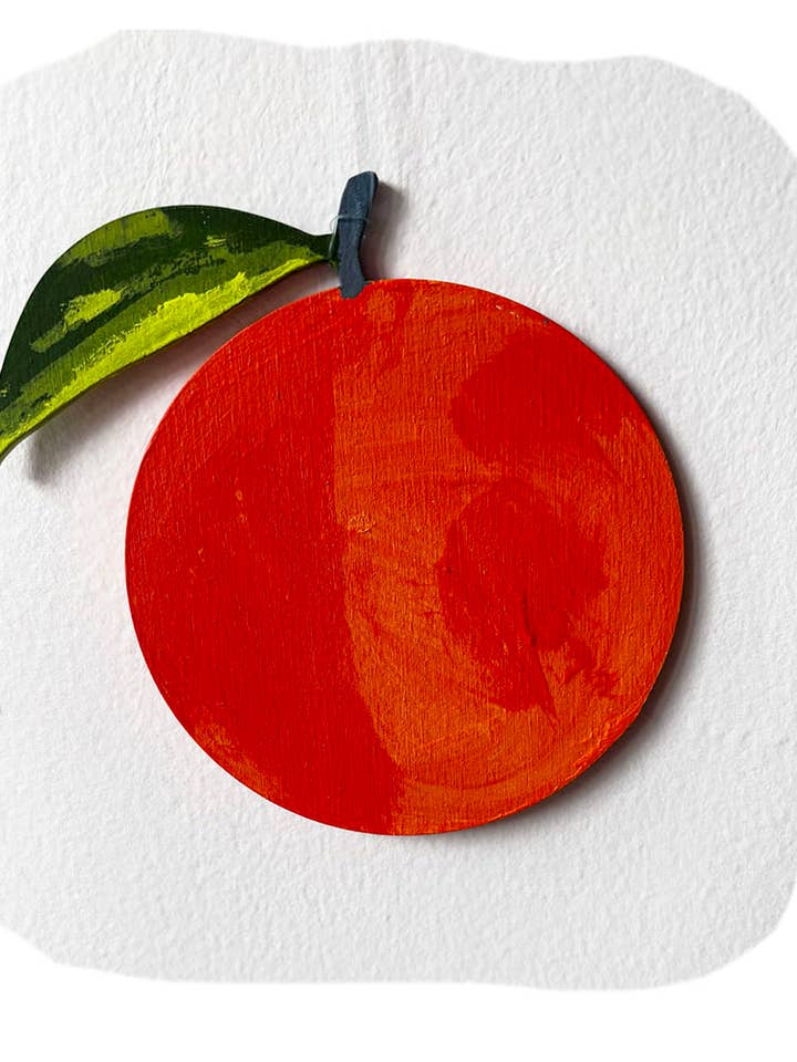 Orange Ornament for wholesale by ELIZABETH GRAEBER art + illustration