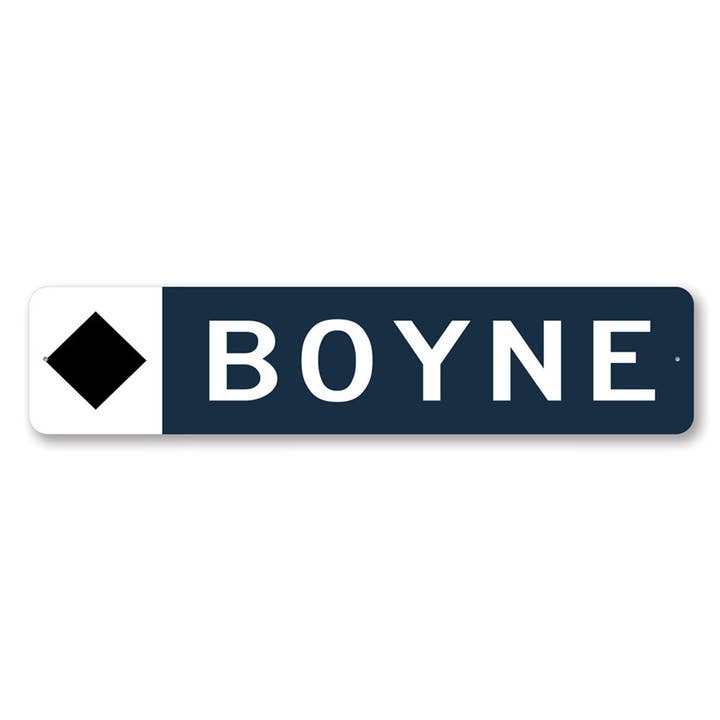 Señal de esquí Black Diamond para venta al por mayor de Lizton Sign Shop, Inc