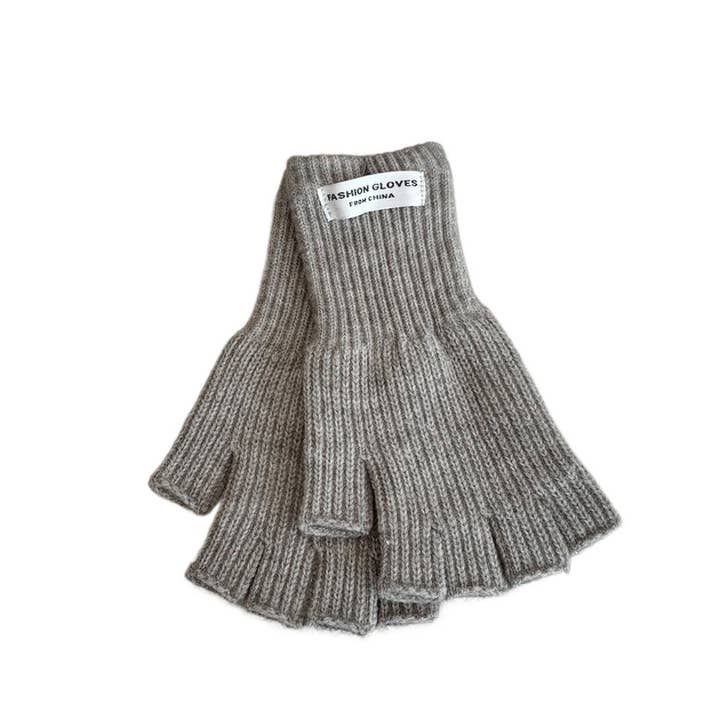 Funkyrel® Atzbranding Limited - Wholesale Gloves – Women's - Gloving - Winter Half-Finger Knitted Gloves5