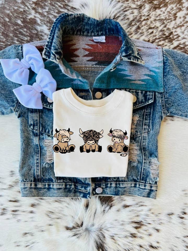 Three highland cows for wholesale by Buckin Baby Wholesale