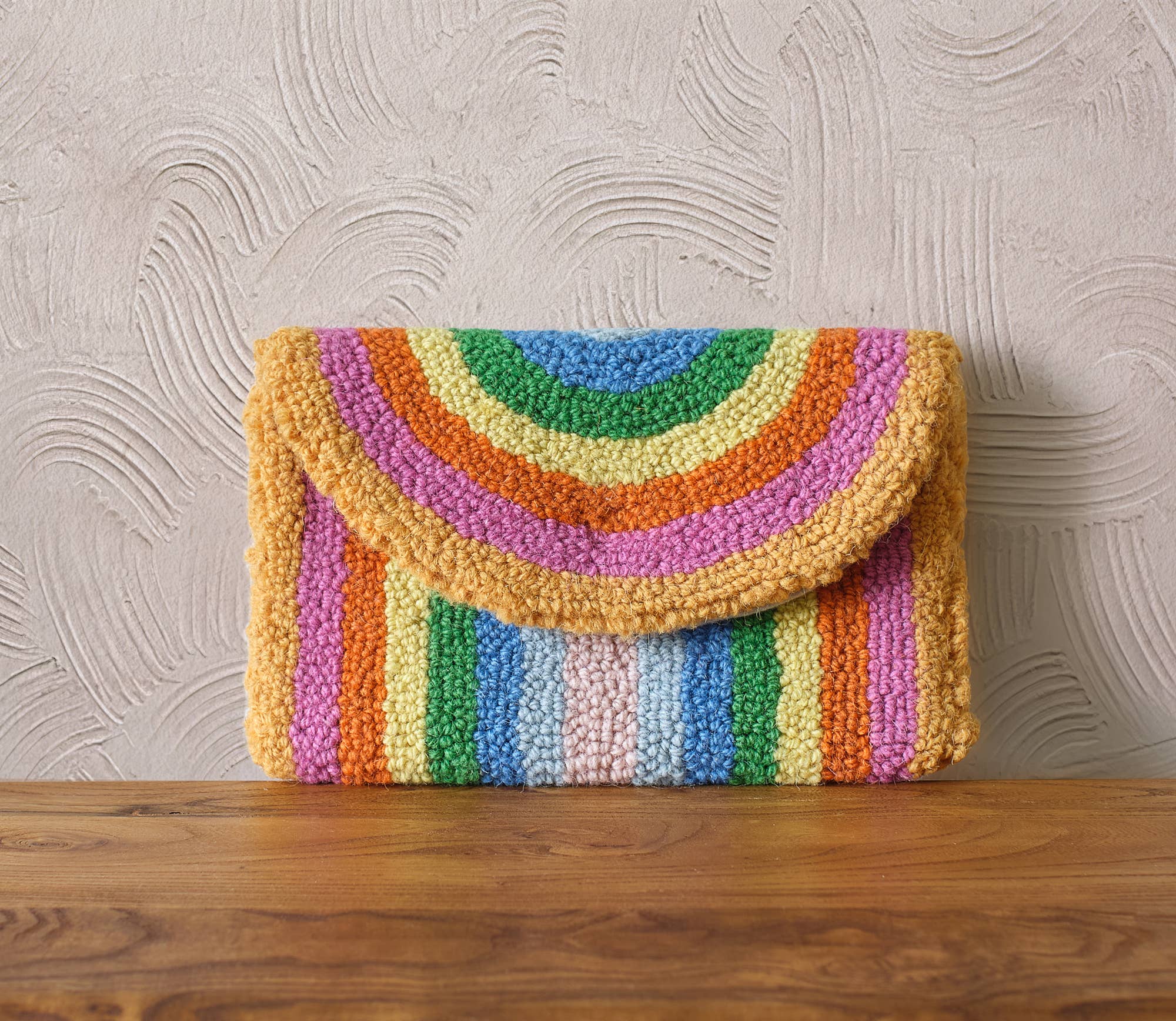 Peking Handicraft - Wholesale Pouch - Women's - Rainbow Hook Clutch - Ampersand1