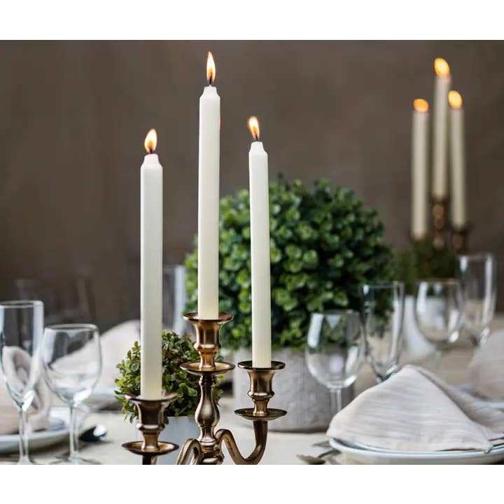 Avorio Confezione da 50 candele coniche per uso domestico da 11,5 pollici - avorio in vendita all'ingrosso su Faire2