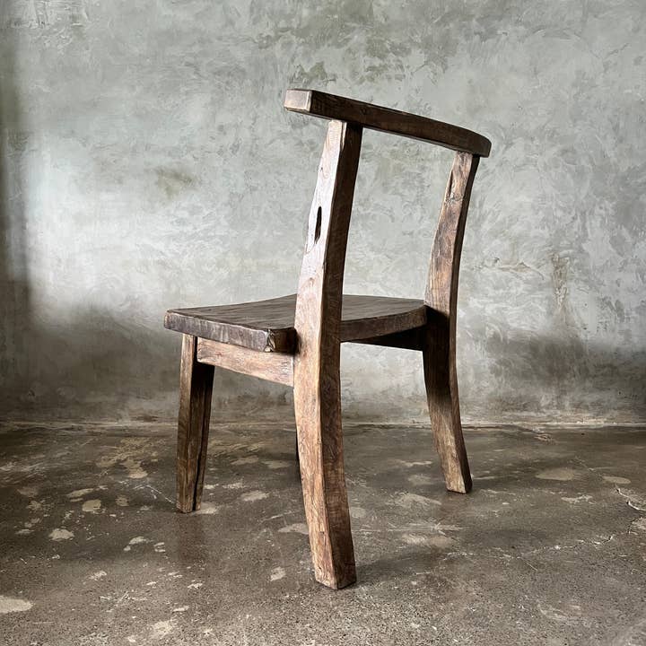 Office Objets – wholesale Chair – Large chair or armchair in antique teak H84 L6038