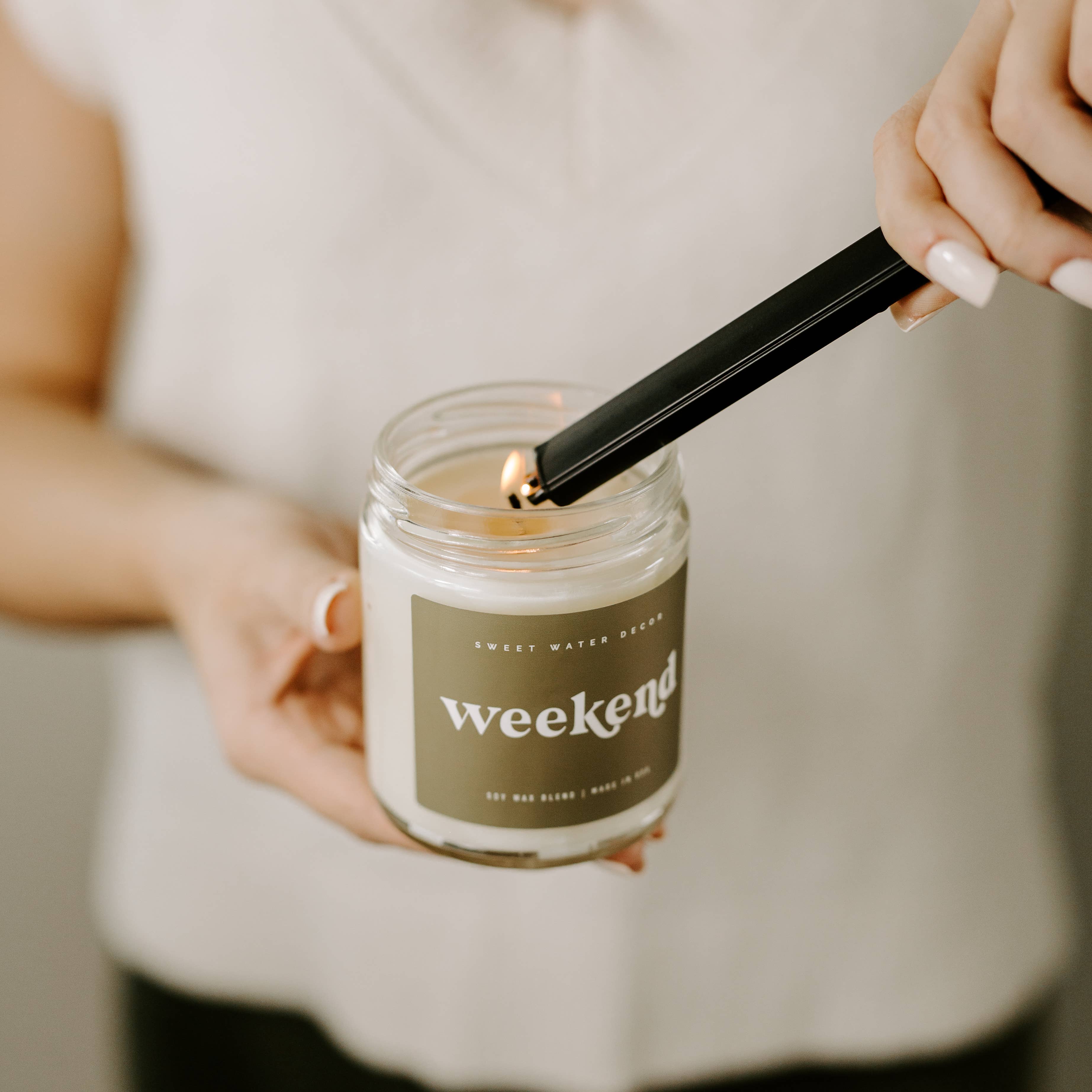 Sweet Water Decor - Wholesale Aansteker - Zwarte oplaadbare elektrische aansteker - woondecoratie en cadeaus9