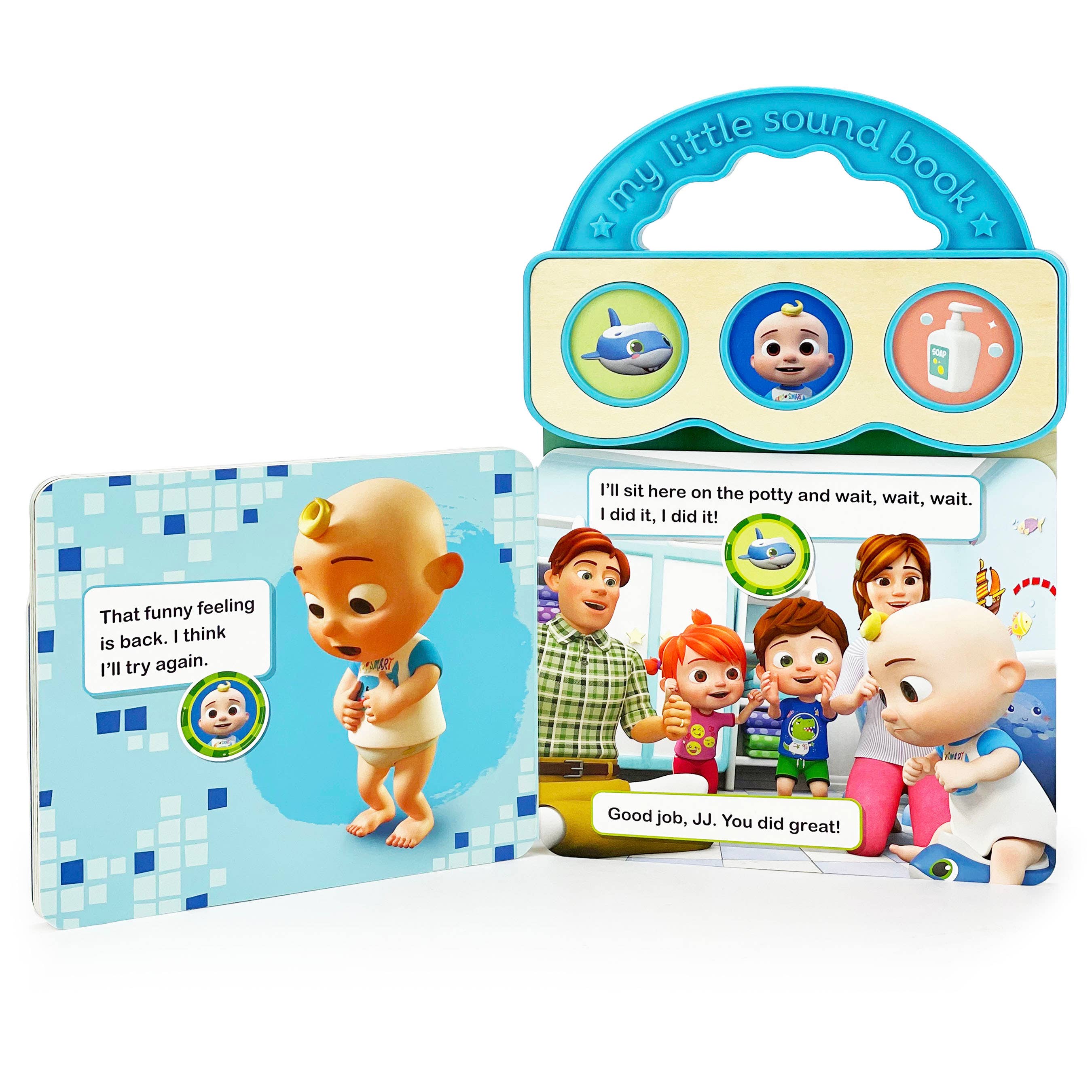 Cottage Door Press - Vente Preschool Book (3-5) - Co-Melon J.J. ' Livre sonore à 3 boutons s Potty Time2