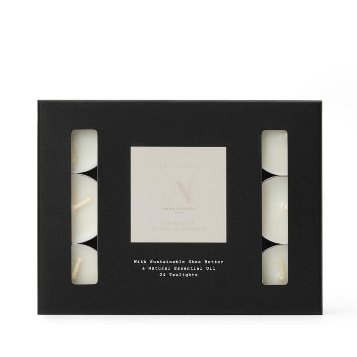 Conjunto de 24 Velas de Chá Perfumadas Cera de Karité por atacado de Aroma Naturals