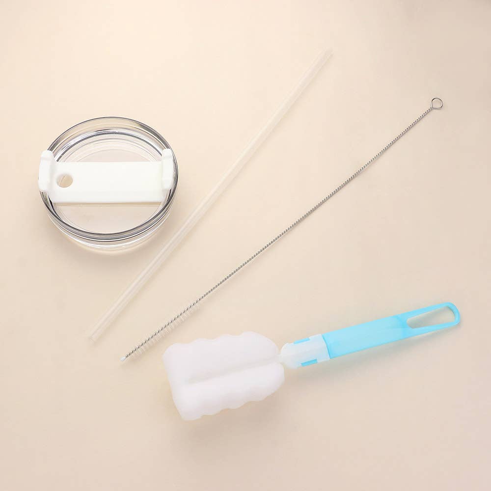 Sensibling Corp. - Wholesale Insulated Mug/Tumbler - Bling Studded Abstract 40oz Stainless Steel Tumbler4