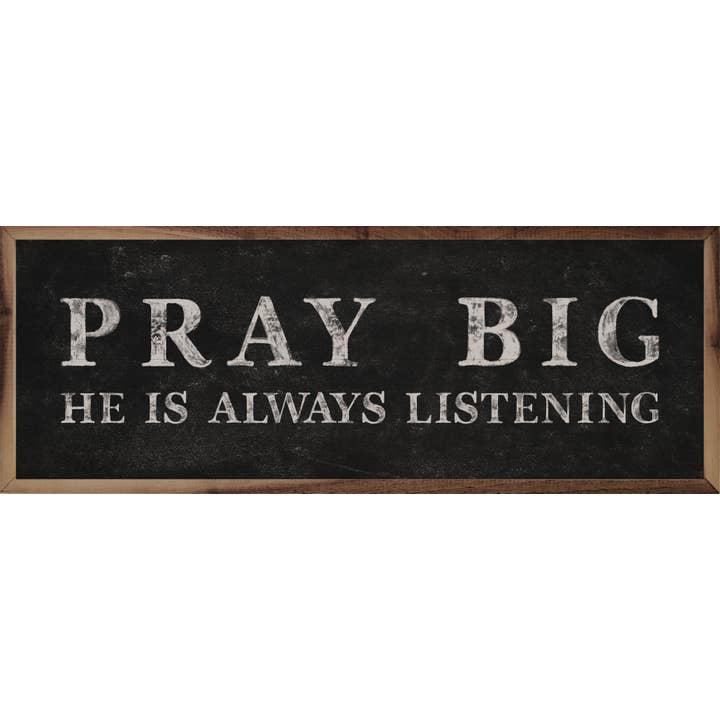 Kendrick Home - Wholesale Sign - Always Listening Black