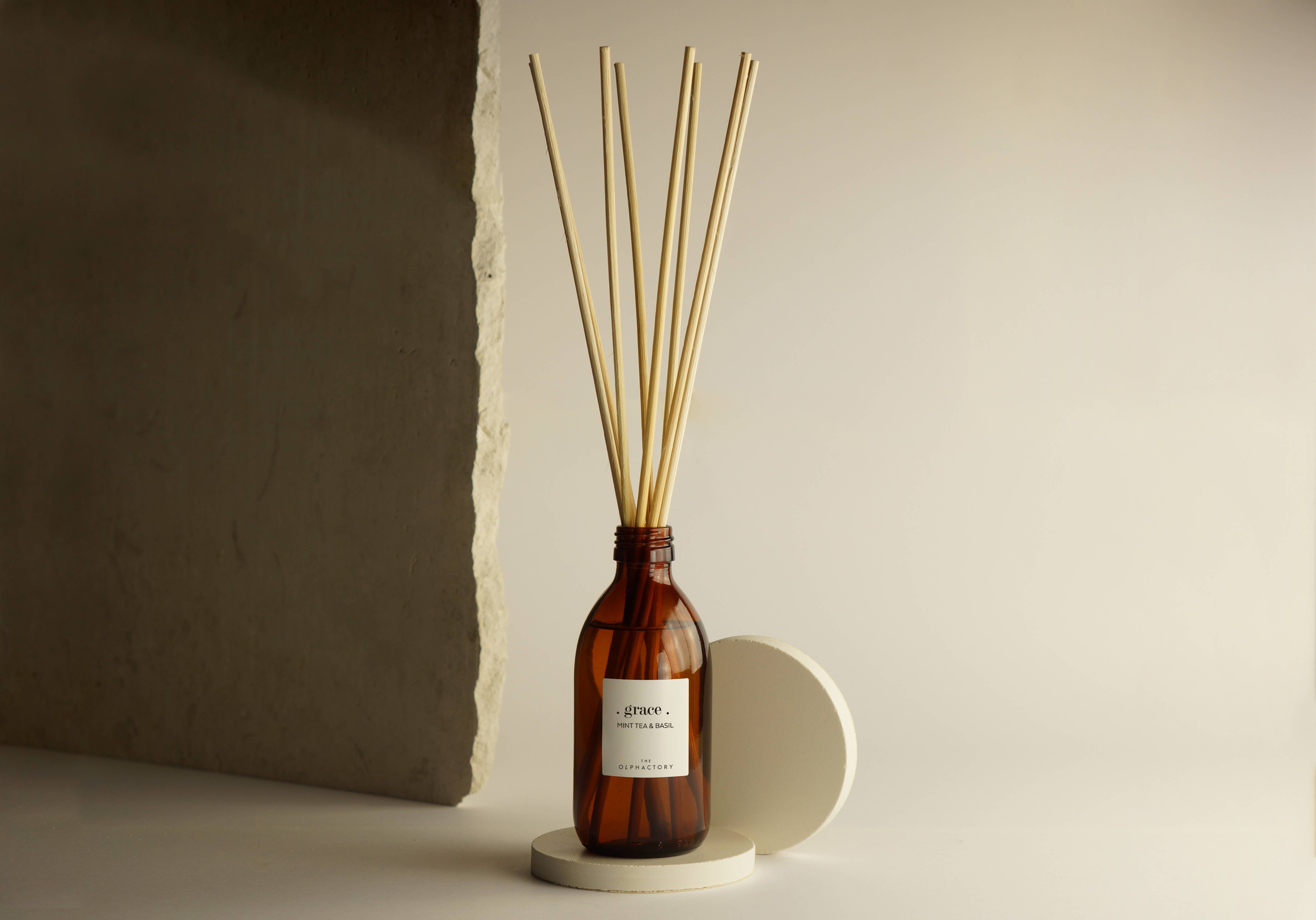 SEVENREEDS - Wholesale Reed Diffuser - THE OLPHACTORY MINT TEA & BASIL air freshener refill4
