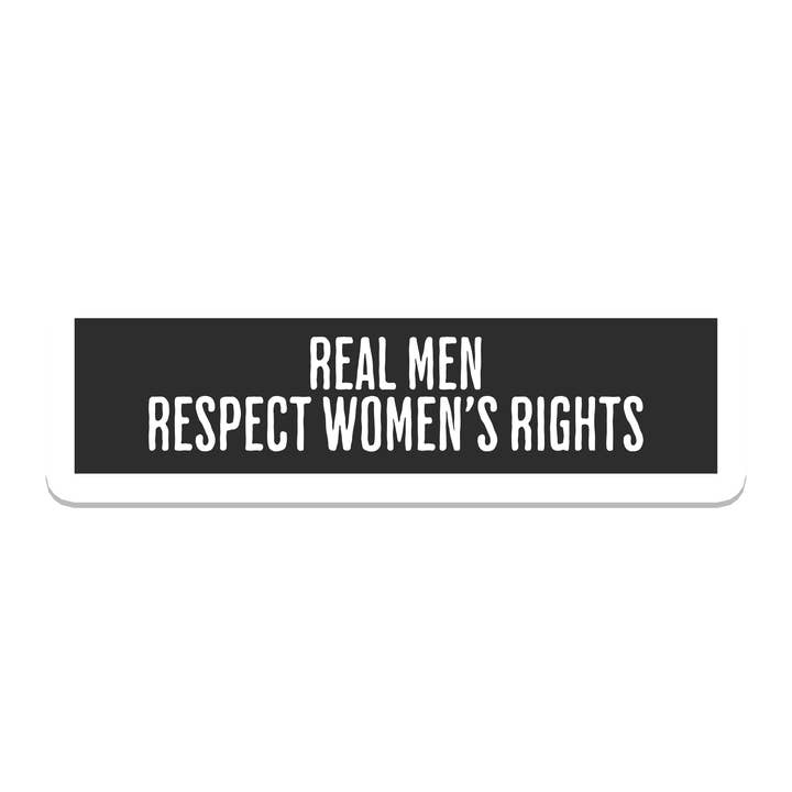 Women's Rights | Politics | Waterproof Bumper Sticker for wholesale by SlapPolitics Stickers