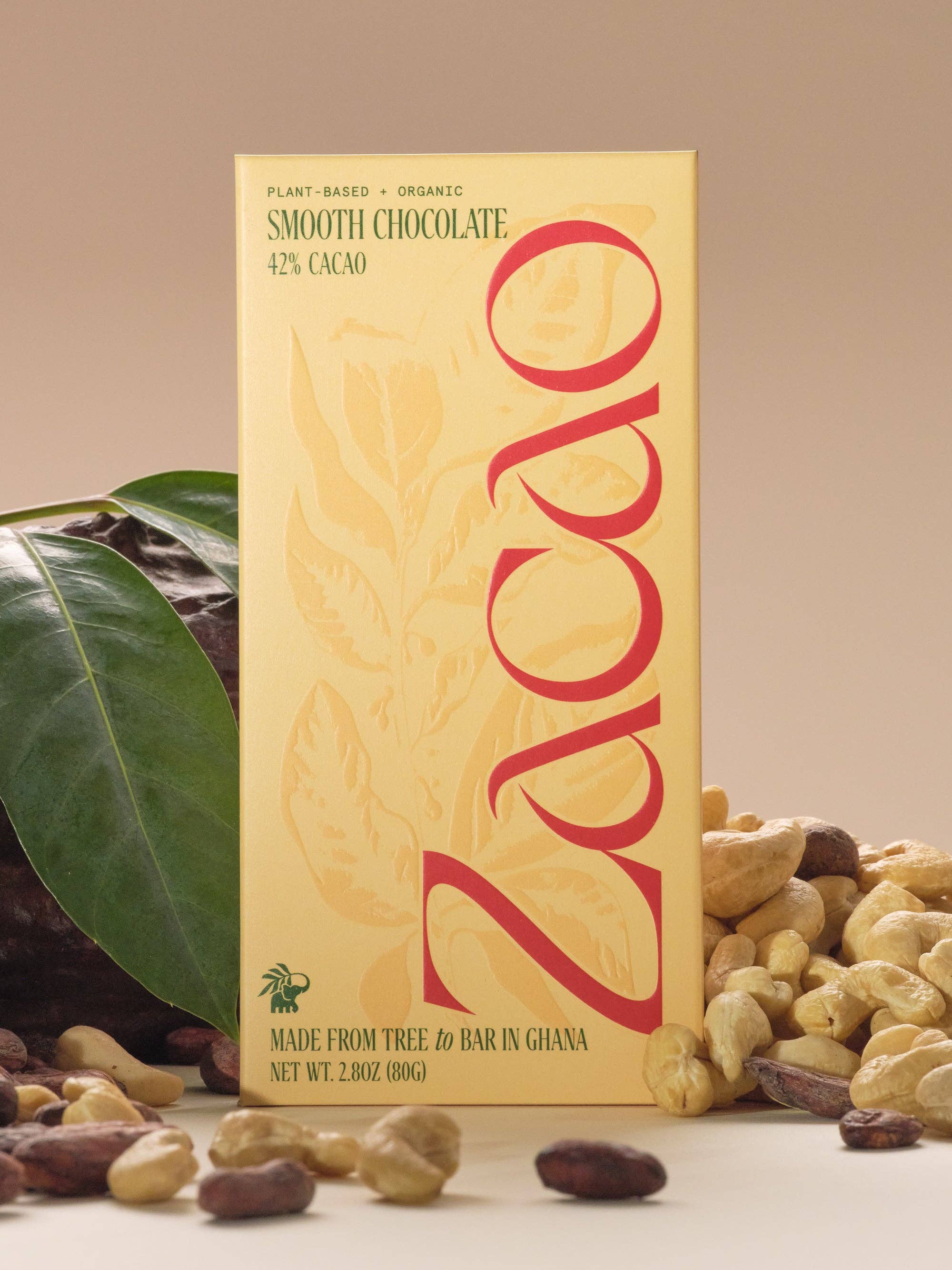 Zacao Chocolate – wholesale Chocolate bar – 42% Cacao Smooth Chocolate0