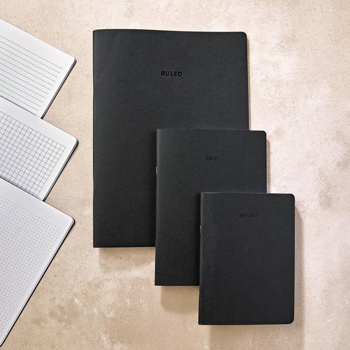 Busy Notebooks (set of 3) for wholesale by Levenger