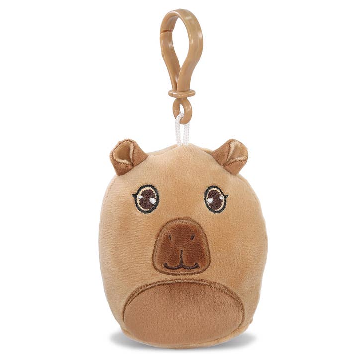 Snug-Mooshies Plüsch-Clips - Capybara für den Großhandel von Cota Global