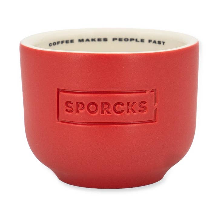 Cappuccino Beker Rood - 200ml voor wholesale door SPORCKS